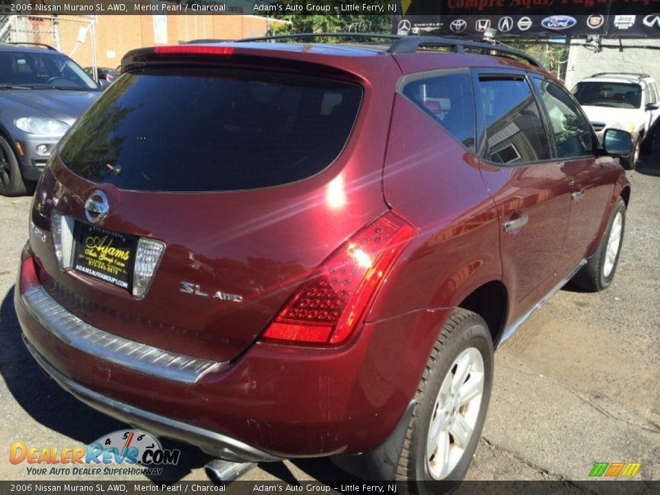 2006 Nissan Murano SL AWD Merlot Pearl / Charcoal Photo #4