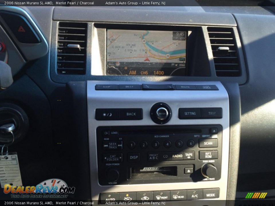 2006 Nissan Murano SL AWD Merlot Pearl / Charcoal Photo #9