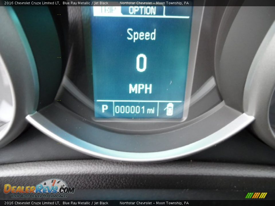 2016 Chevrolet Cruze Limited LT Blue Ray Metallic / Jet Black Photo #20