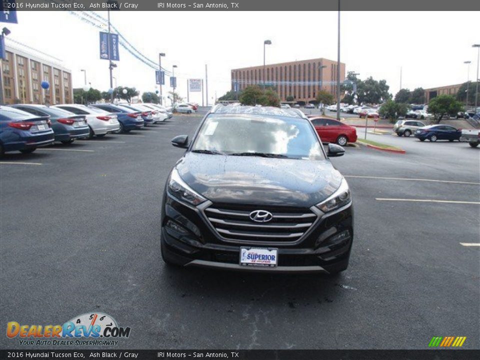 2016 Hyundai Tucson Eco Ash Black / Gray Photo #2