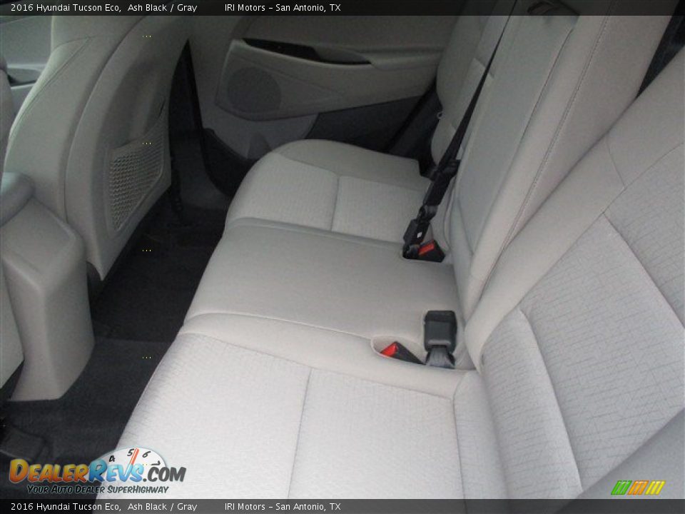 Rear Seat of 2016 Hyundai Tucson Eco Photo #11