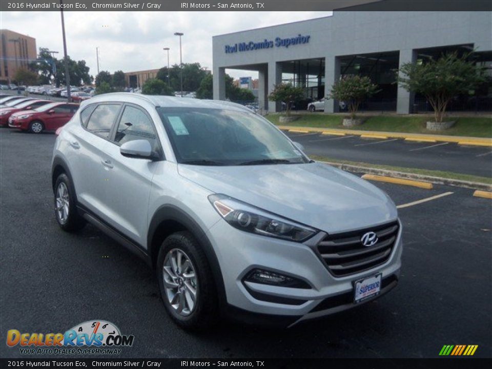 2016 Hyundai Tucson Eco Chromium Silver / Gray Photo #1