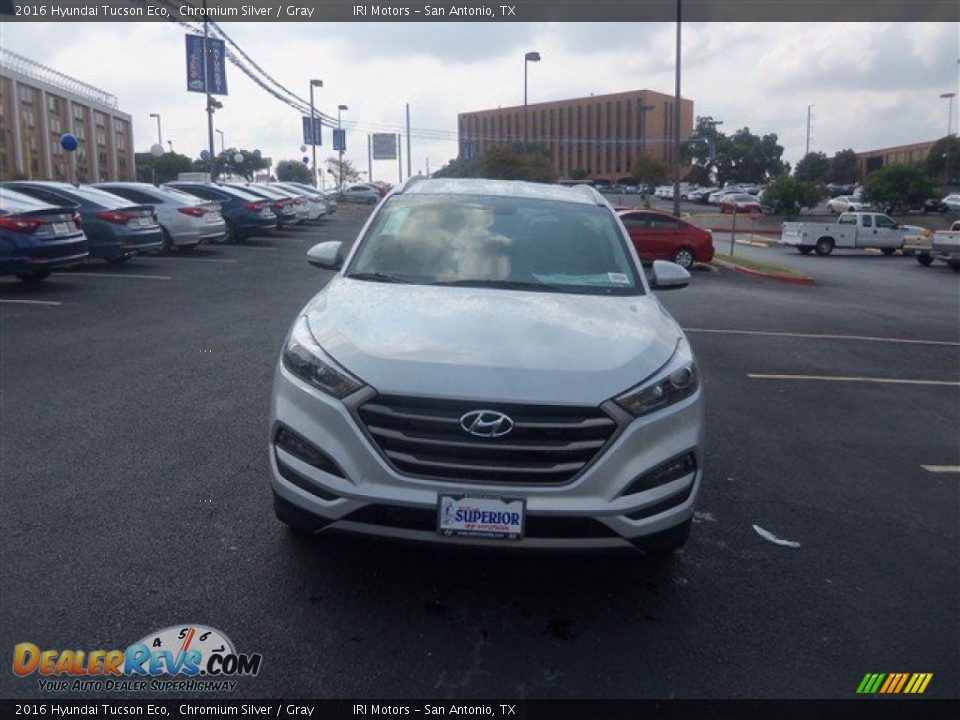 2016 Hyundai Tucson Eco Chromium Silver / Gray Photo #2