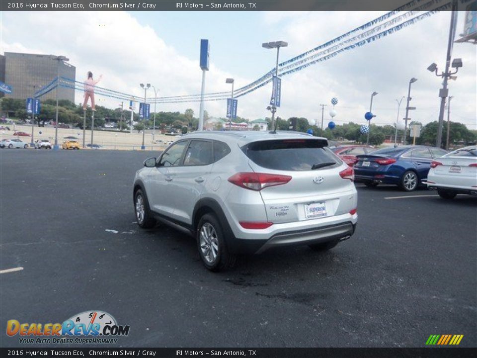 2016 Hyundai Tucson Eco Chromium Silver / Gray Photo #5