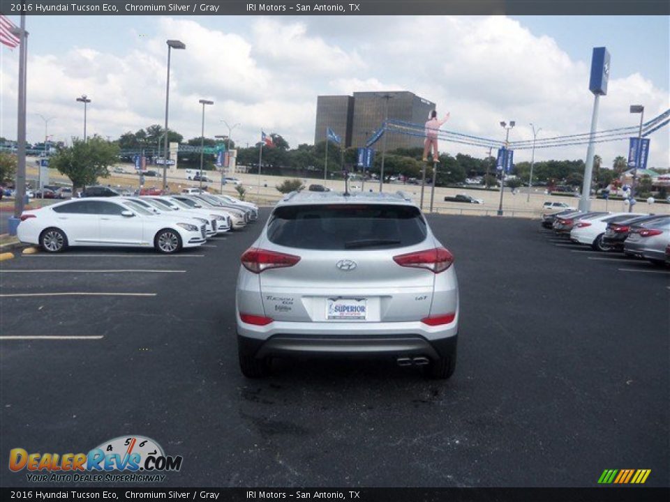 2016 Hyundai Tucson Eco Chromium Silver / Gray Photo #6