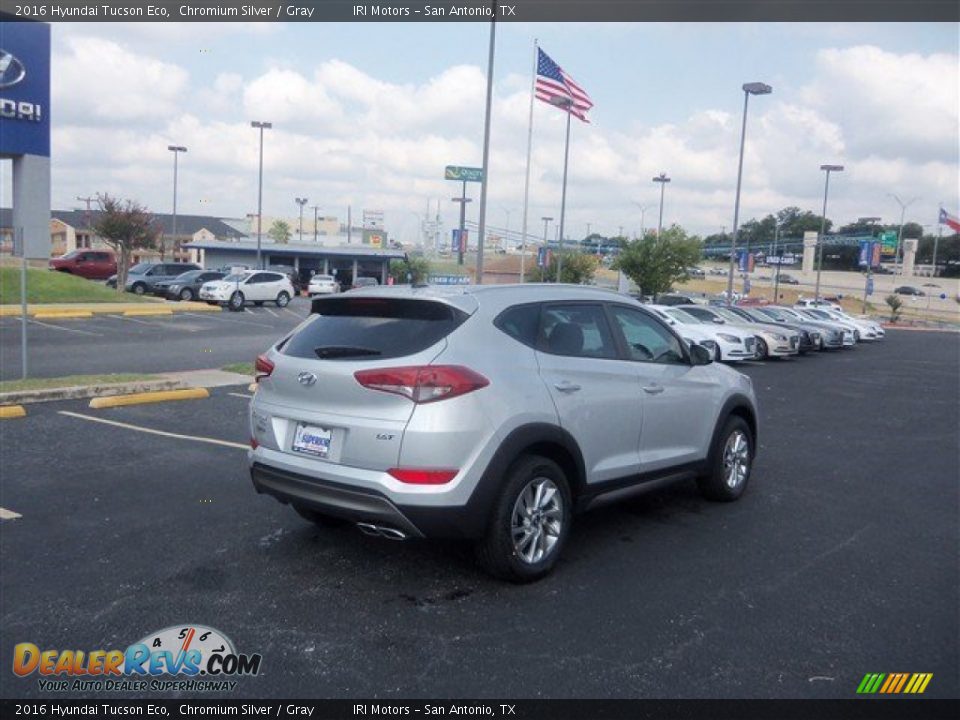 2016 Hyundai Tucson Eco Chromium Silver / Gray Photo #7