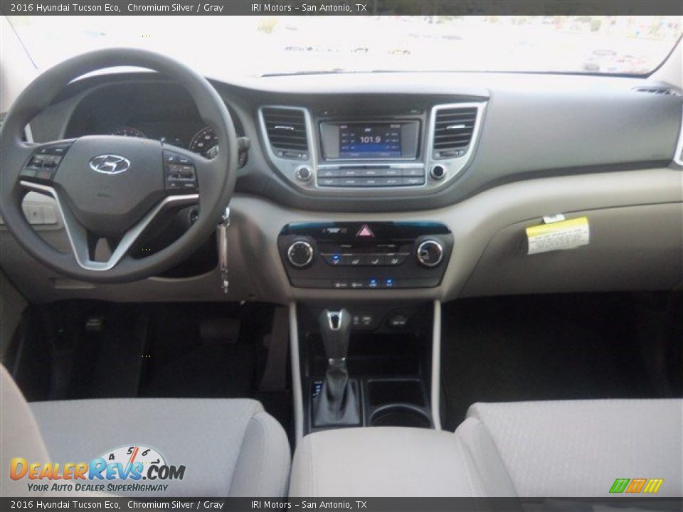 2016 Hyundai Tucson Eco Chromium Silver / Gray Photo #12