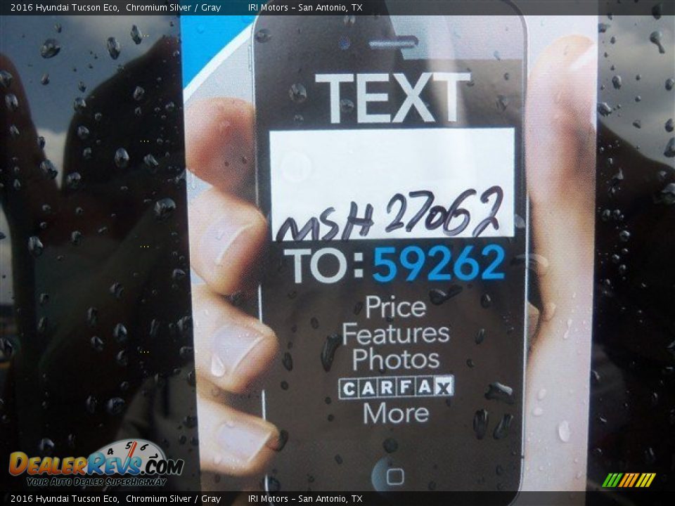 2016 Hyundai Tucson Eco Chromium Silver / Gray Photo #14