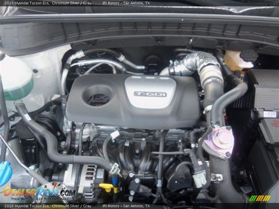 2016 Hyundai Tucson Eco Chromium Silver / Gray Photo #15