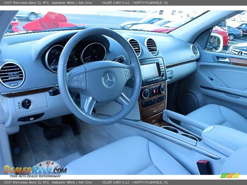 2007 Mercedes-Benz GL 450 Alabaster White / Ash Grey Photo #18