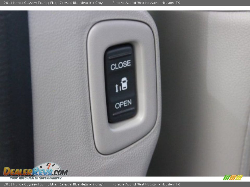 2011 Honda Odyssey Touring Elite Celestial Blue Metallic / Gray Photo #35