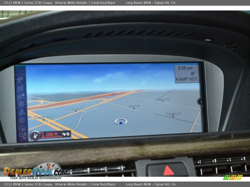 2013 BMW 3 Series 328i Coupe Mineral White Metallic / Coral Red/Black Photo #21