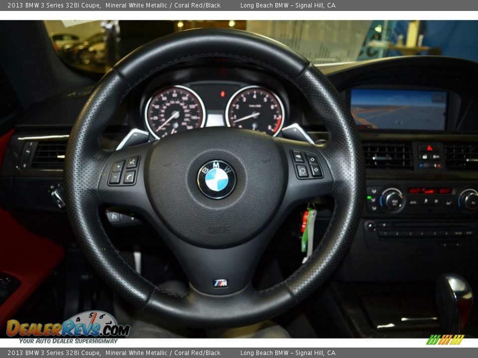 2013 BMW 3 Series 328i Coupe Steering Wheel Photo #24