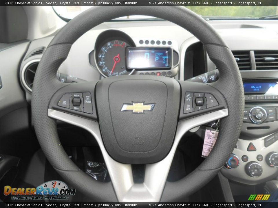 2016 Chevrolet Sonic LT Sedan Steering Wheel Photo #8