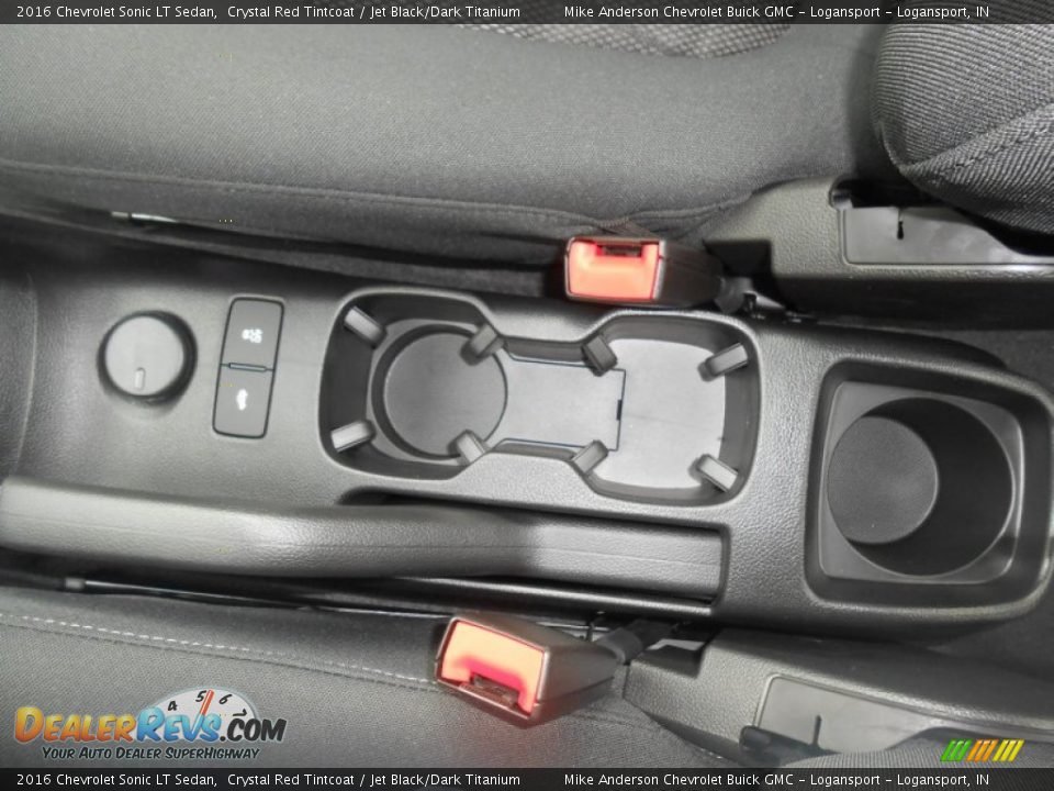 2016 Chevrolet Sonic LT Sedan Crystal Red Tintcoat / Jet Black/Dark Titanium Photo #16