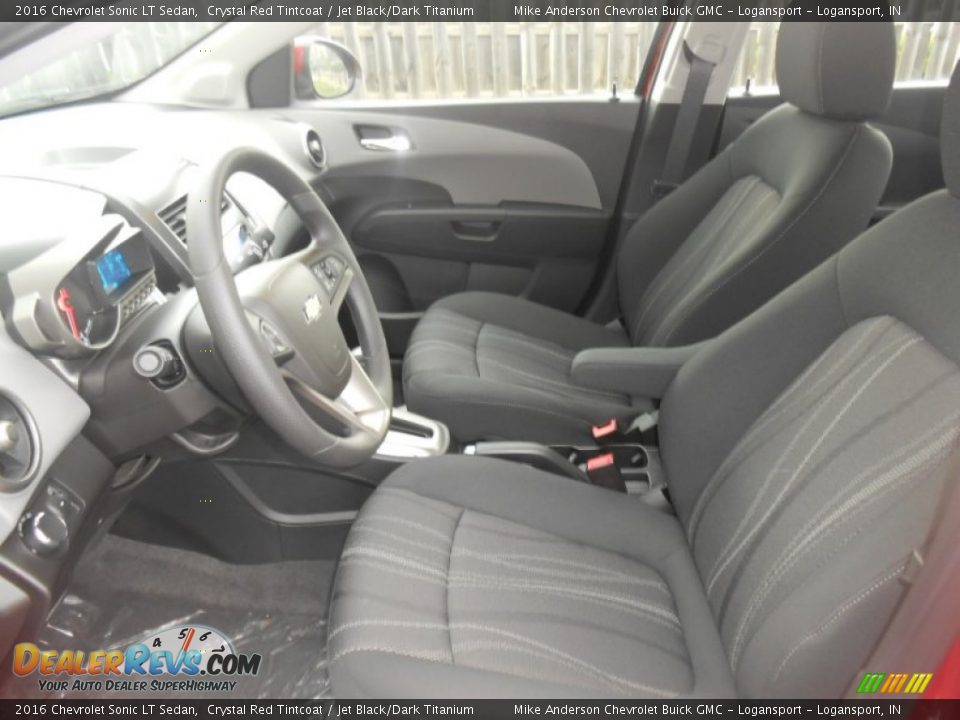2016 Chevrolet Sonic LT Sedan Crystal Red Tintcoat / Jet Black/Dark Titanium Photo #21