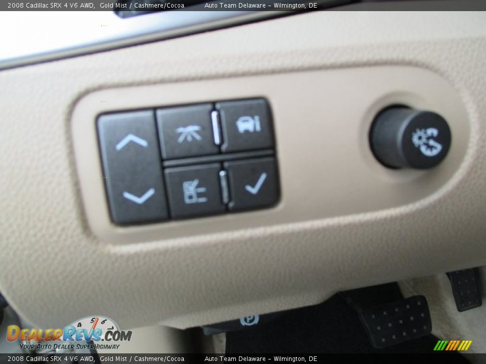 2008 Cadillac SRX 4 V6 AWD Gold Mist / Cashmere/Cocoa Photo #16