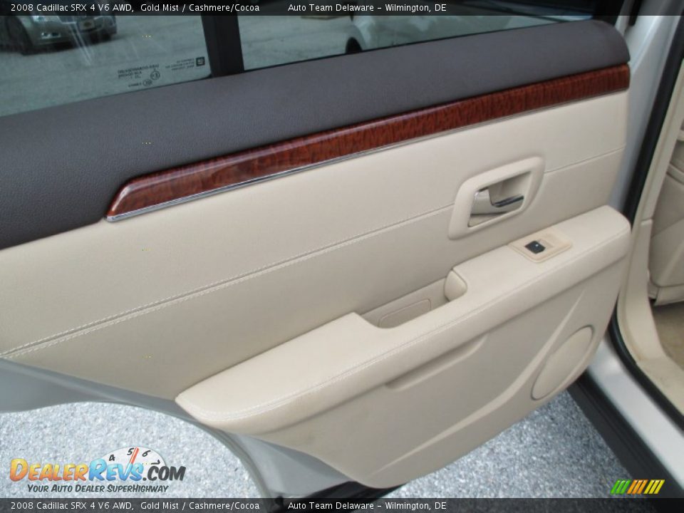 2008 Cadillac SRX 4 V6 AWD Gold Mist / Cashmere/Cocoa Photo #23