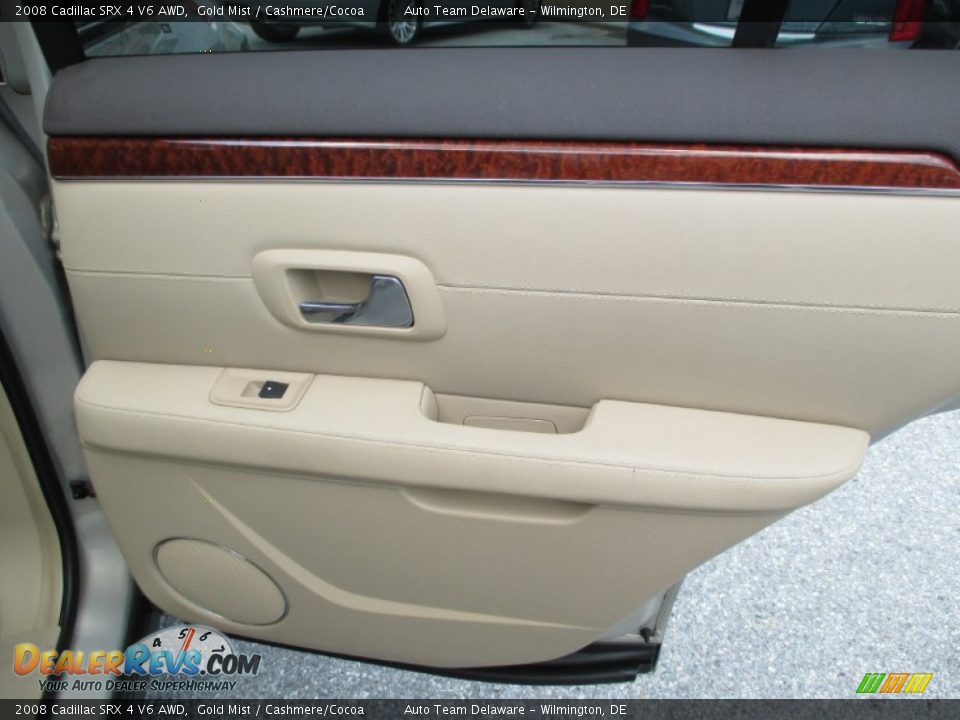 2008 Cadillac SRX 4 V6 AWD Gold Mist / Cashmere/Cocoa Photo #24