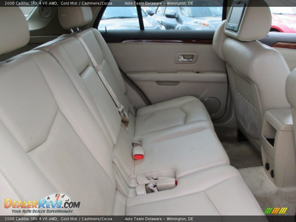 2008 Cadillac SRX 4 V6 AWD Gold Mist / Cashmere/Cocoa Photo #25