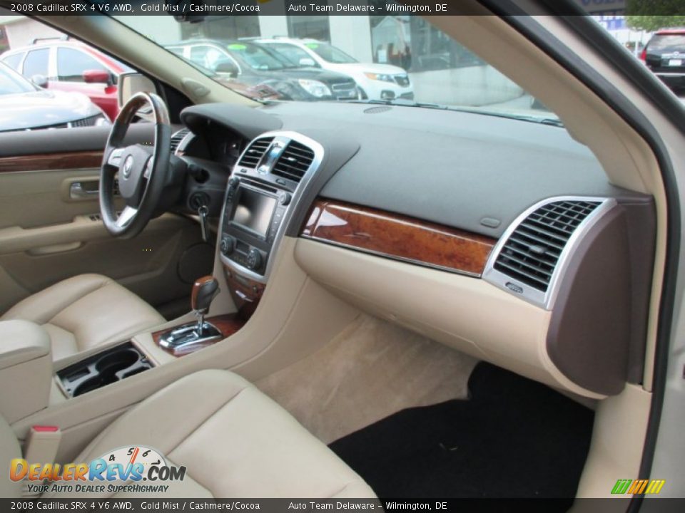 2008 Cadillac SRX 4 V6 AWD Gold Mist / Cashmere/Cocoa Photo #26