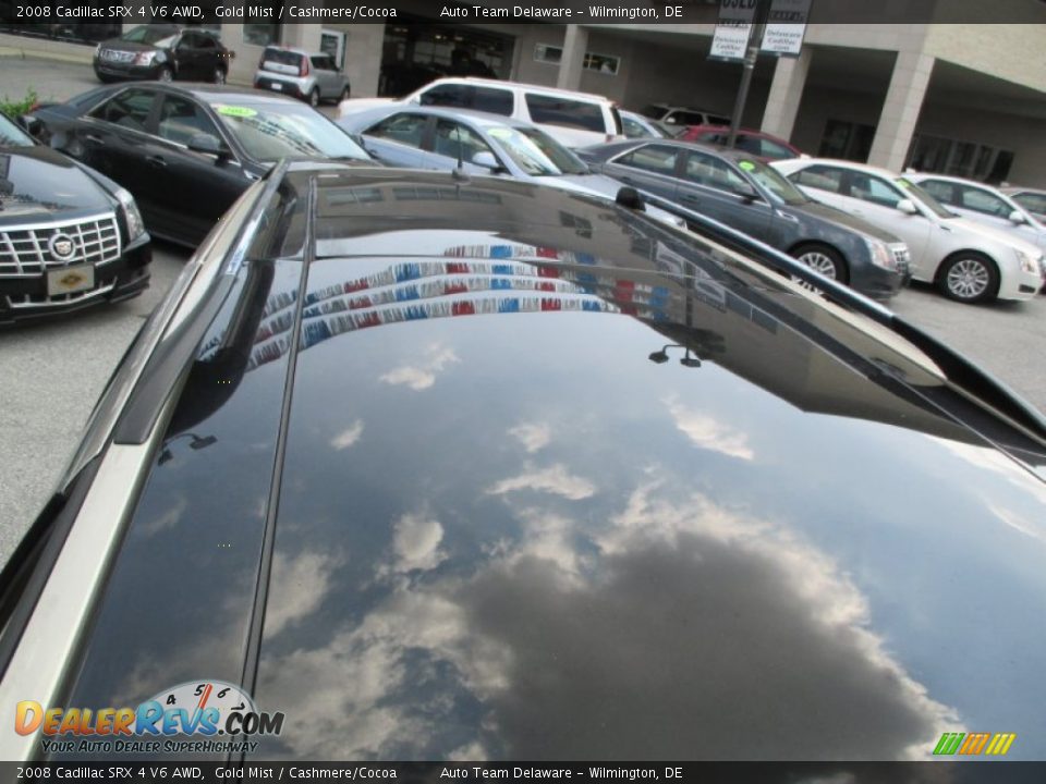 2008 Cadillac SRX 4 V6 AWD Gold Mist / Cashmere/Cocoa Photo #28
