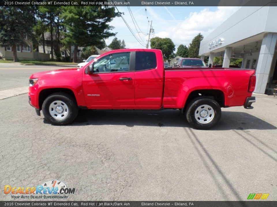 Red Hot 2016 Chevrolet Colorado WT Extended Cab Photo #8