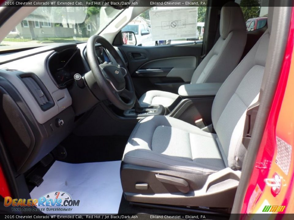 2016 Chevrolet Colorado WT Extended Cab Red Hot / Jet Black/Dark Ash Photo #16
