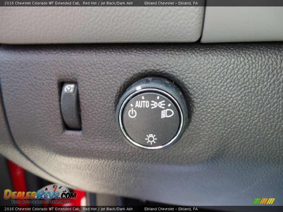 2016 Chevrolet Colorado WT Extended Cab Red Hot / Jet Black/Dark Ash Photo #21