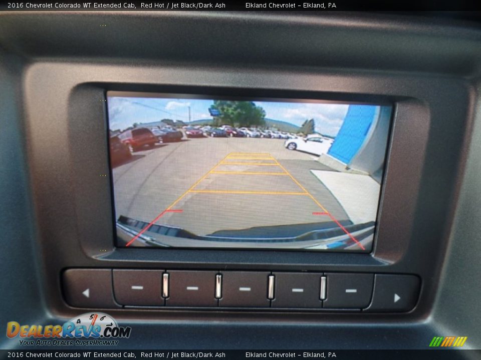 2016 Chevrolet Colorado WT Extended Cab Red Hot / Jet Black/Dark Ash Photo #29