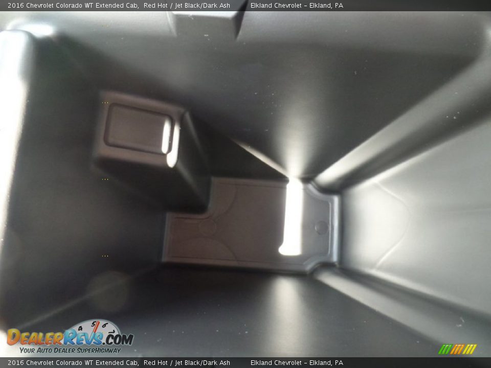 2016 Chevrolet Colorado WT Extended Cab Red Hot / Jet Black/Dark Ash Photo #34