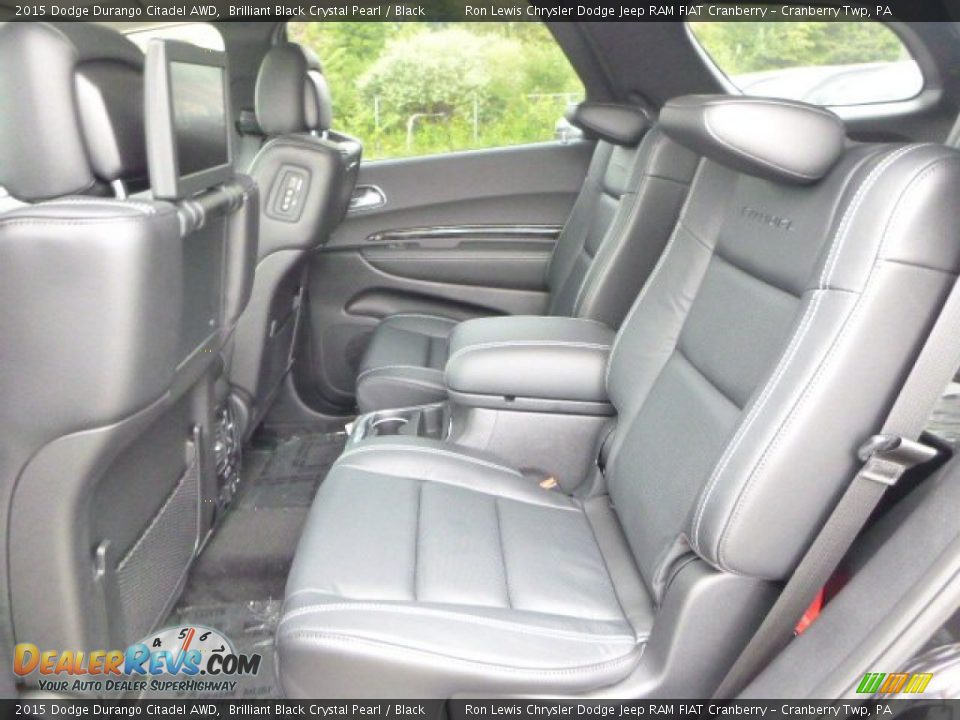 2015 Dodge Durango Citadel AWD Brilliant Black Crystal Pearl / Black Photo #3