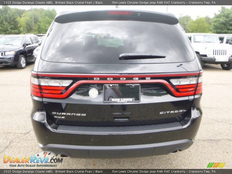 2015 Dodge Durango Citadel AWD Brilliant Black Crystal Pearl / Black Photo #7