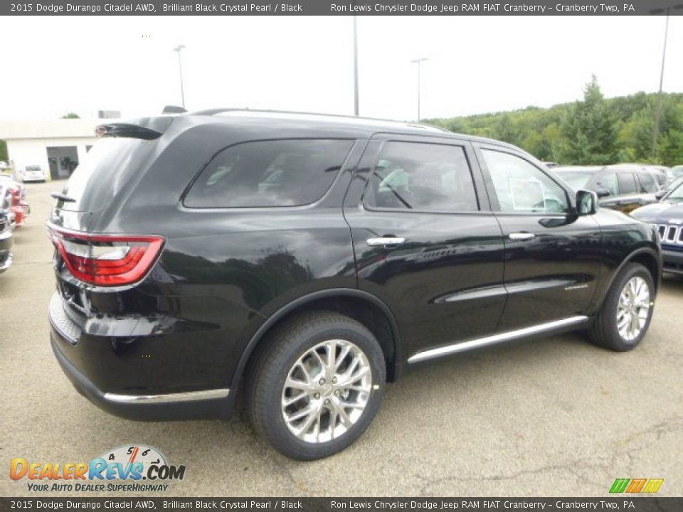 2015 Dodge Durango Citadel AWD Brilliant Black Crystal Pearl / Black Photo #8