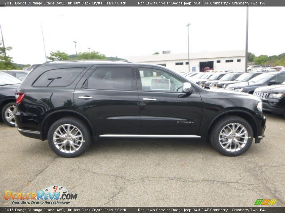 2015 Dodge Durango Citadel AWD Brilliant Black Crystal Pearl / Black Photo #9