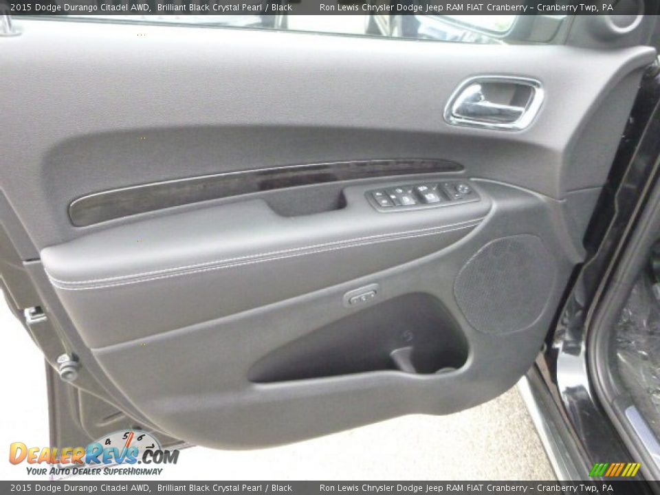 2015 Dodge Durango Citadel AWD Brilliant Black Crystal Pearl / Black Photo #15