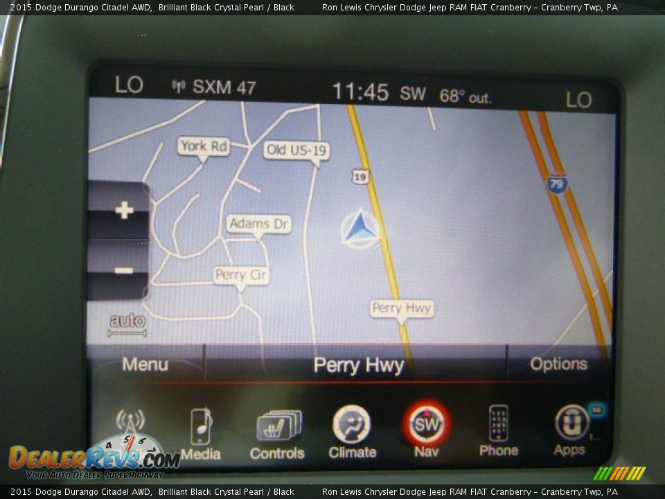 2015 Dodge Durango Citadel AWD Brilliant Black Crystal Pearl / Black Photo #17