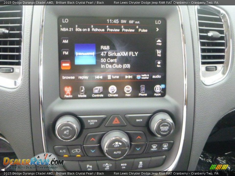 2015 Dodge Durango Citadel AWD Brilliant Black Crystal Pearl / Black Photo #18