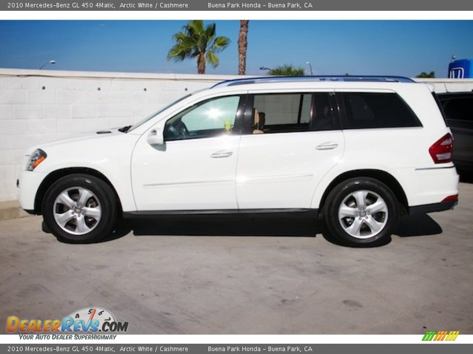 2010 Mercedes-Benz GL 450 4Matic Arctic White / Cashmere Photo #10