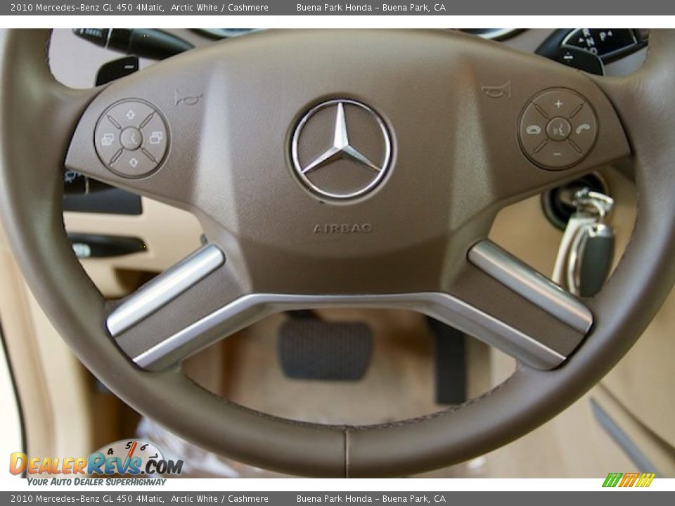 2010 Mercedes-Benz GL 450 4Matic Arctic White / Cashmere Photo #11