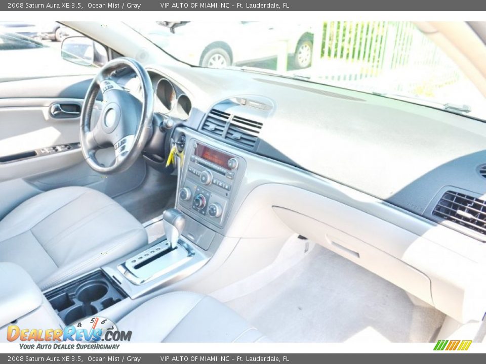 2008 Saturn Aura XE 3.5 Ocean Mist / Gray Photo #16