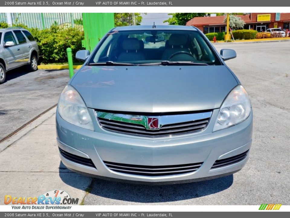 2008 Saturn Aura XE 3.5 Ocean Mist / Gray Photo #27