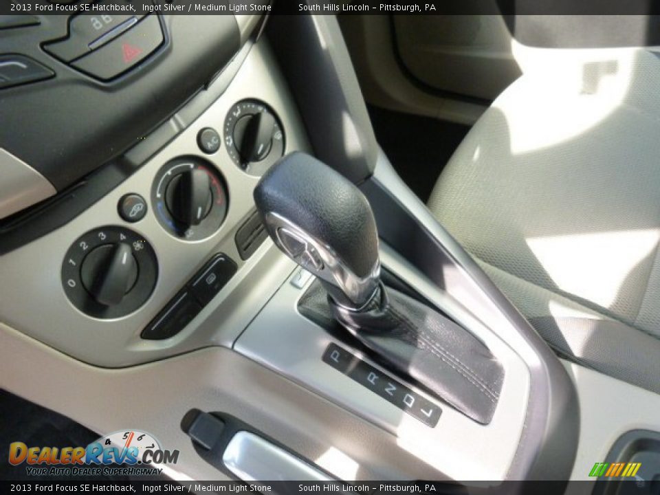 2013 Ford Focus SE Hatchback Ingot Silver / Medium Light Stone Photo #21