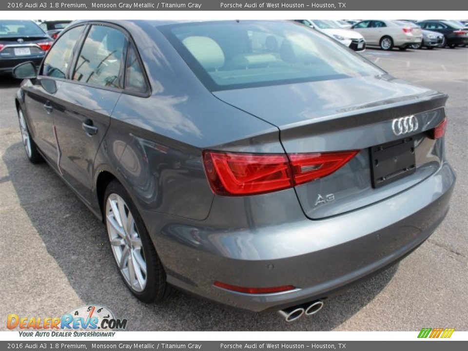 2016 Audi A3 1.8 Premium Monsoon Gray Metallic / Titanium Gray Photo #6