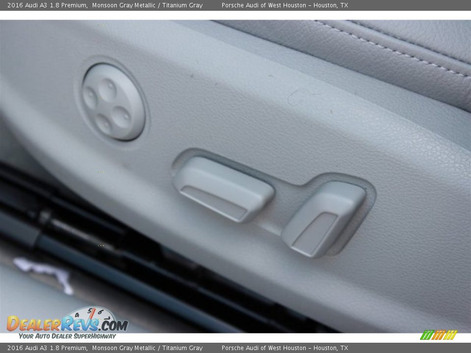 2016 Audi A3 1.8 Premium Monsoon Gray Metallic / Titanium Gray Photo #11