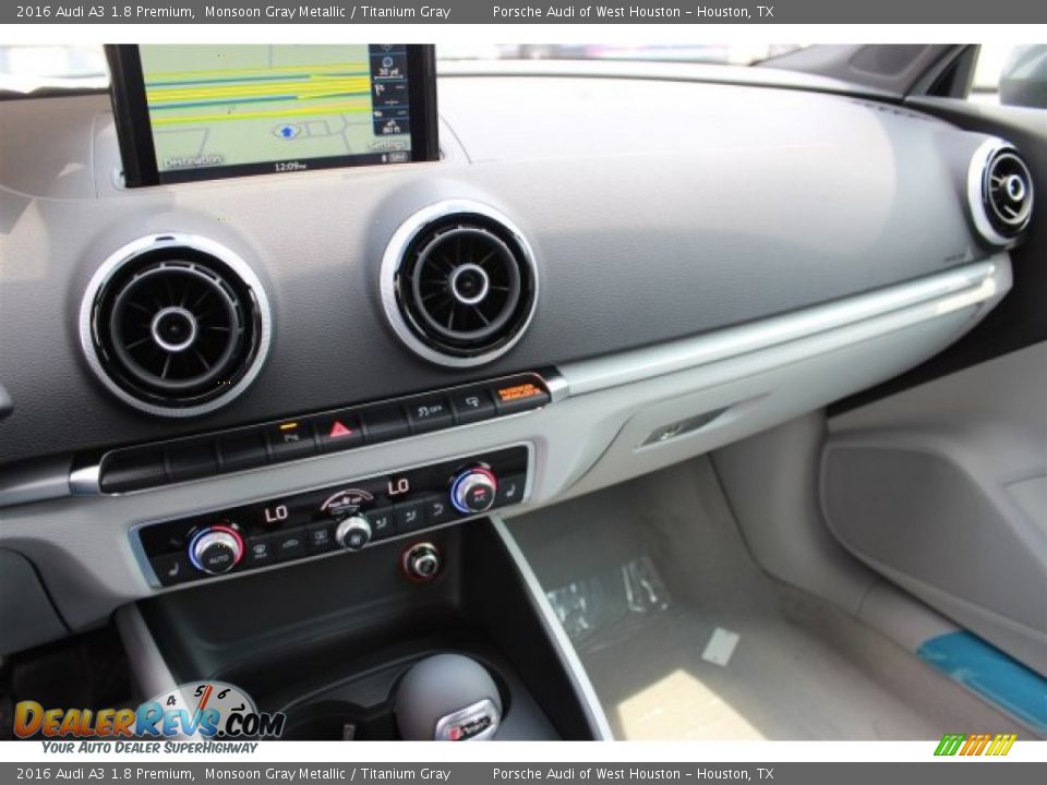 2016 Audi A3 1.8 Premium Monsoon Gray Metallic / Titanium Gray Photo #14