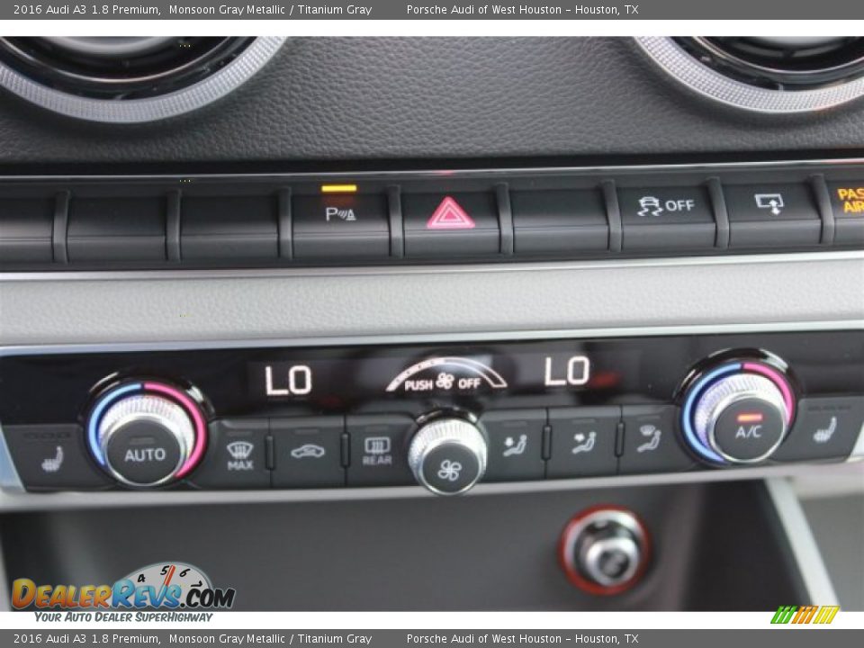 2016 Audi A3 1.8 Premium Monsoon Gray Metallic / Titanium Gray Photo #16