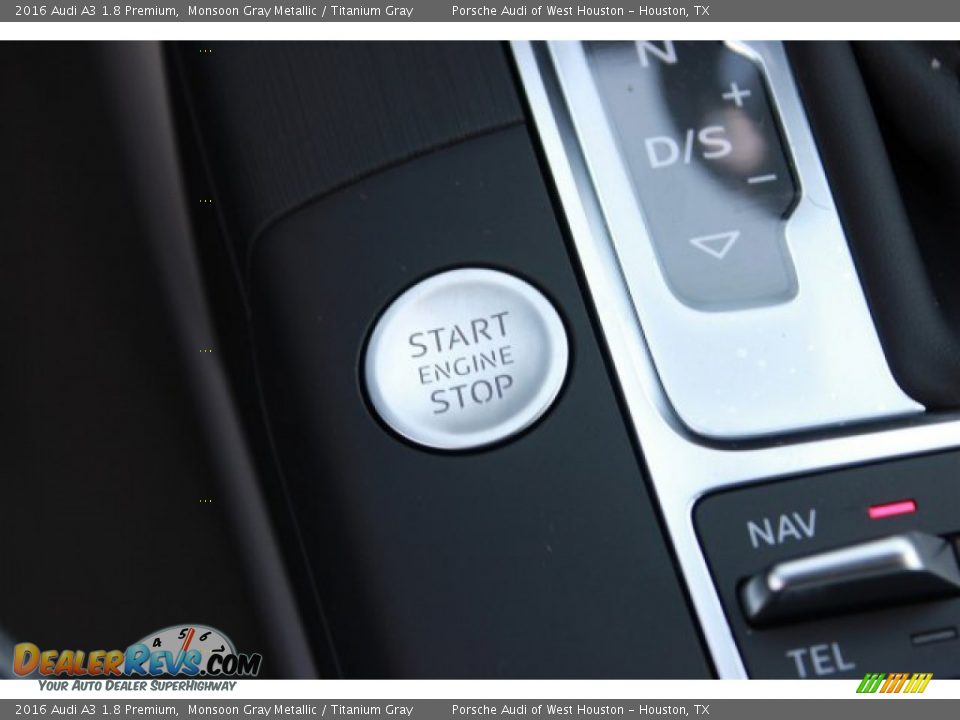 2016 Audi A3 1.8 Premium Monsoon Gray Metallic / Titanium Gray Photo #17