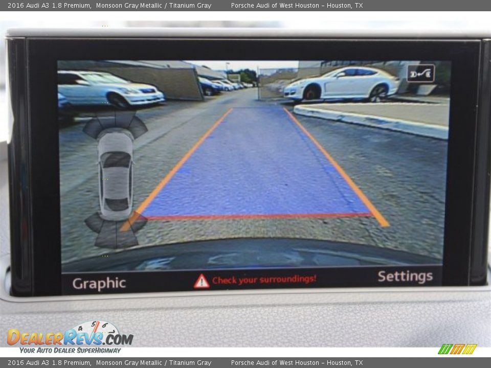 2016 Audi A3 1.8 Premium Monsoon Gray Metallic / Titanium Gray Photo #20