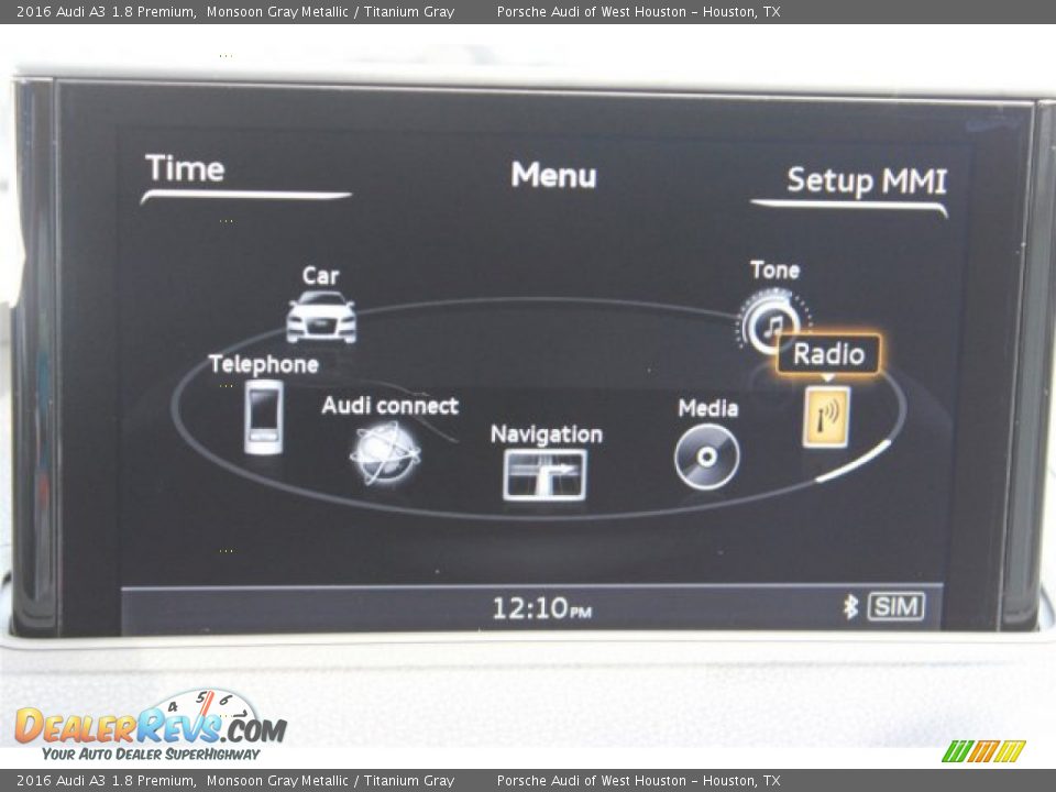 2016 Audi A3 1.8 Premium Monsoon Gray Metallic / Titanium Gray Photo #22